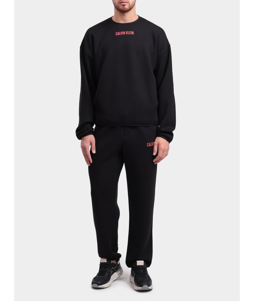 CALVIN KLEIN Черные повседневные брюки, фото 3