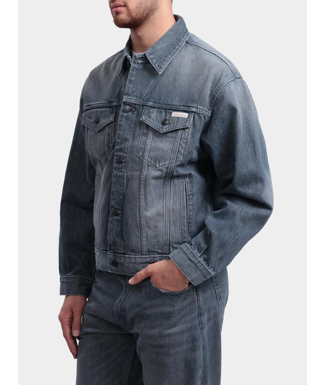 CALVIN KLEIN Серая куртка, фото 4