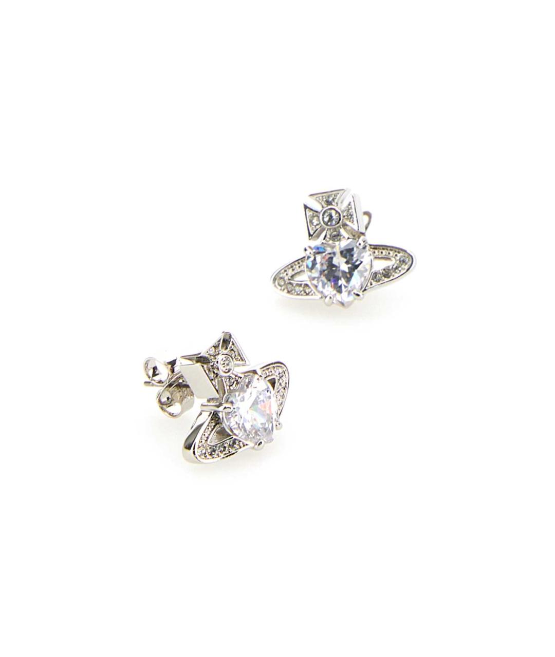 VIVIENNE WESTWOOD Серебряные металлические серьги, фото 2
