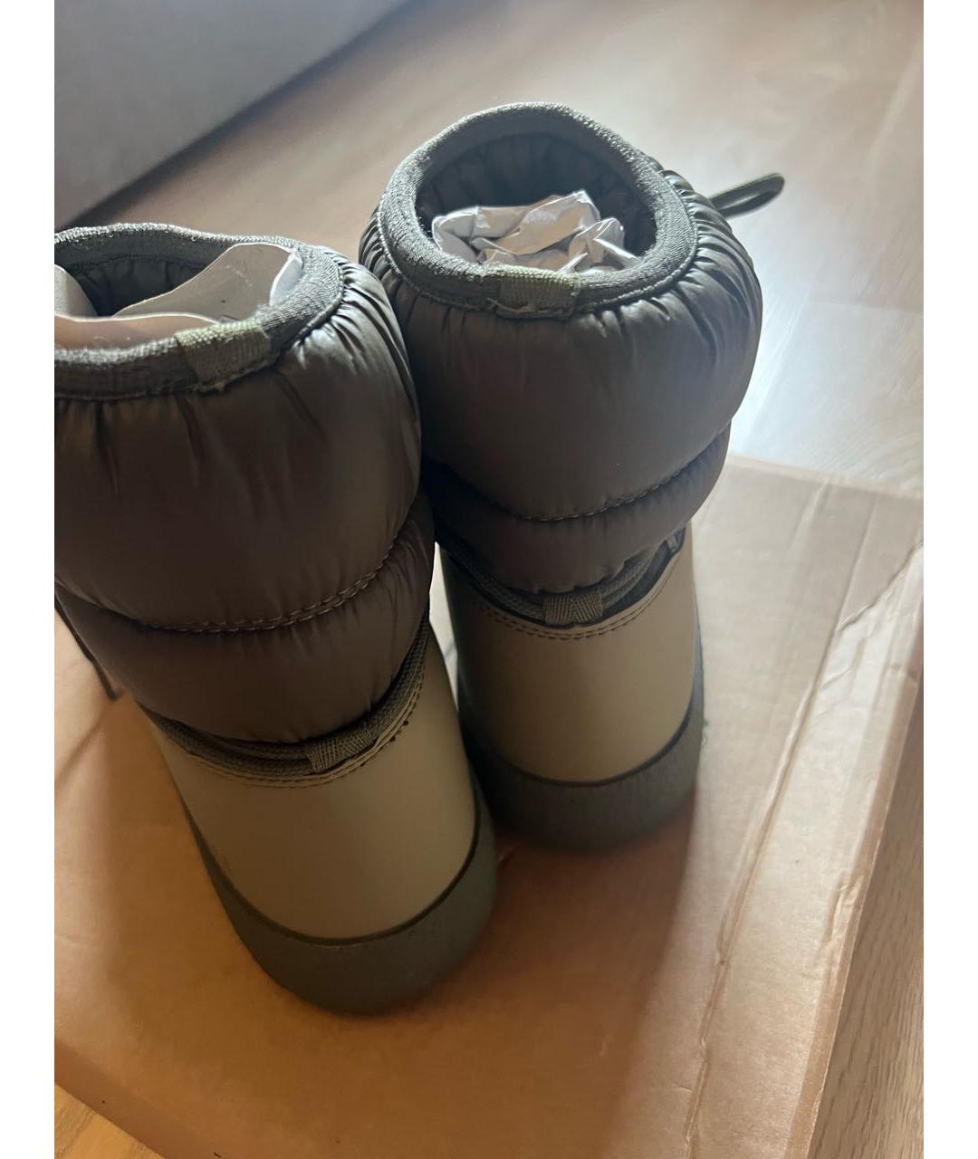 MOON BOOT Хаки синтетические сапоги, фото 2