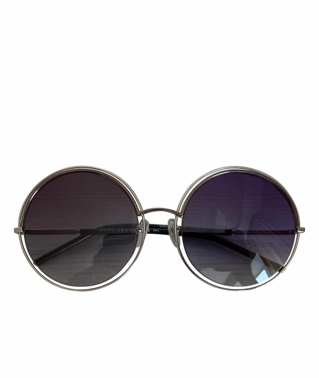 MARC JACOBS Серебряные металлические солнцезащитные очки, фото 1