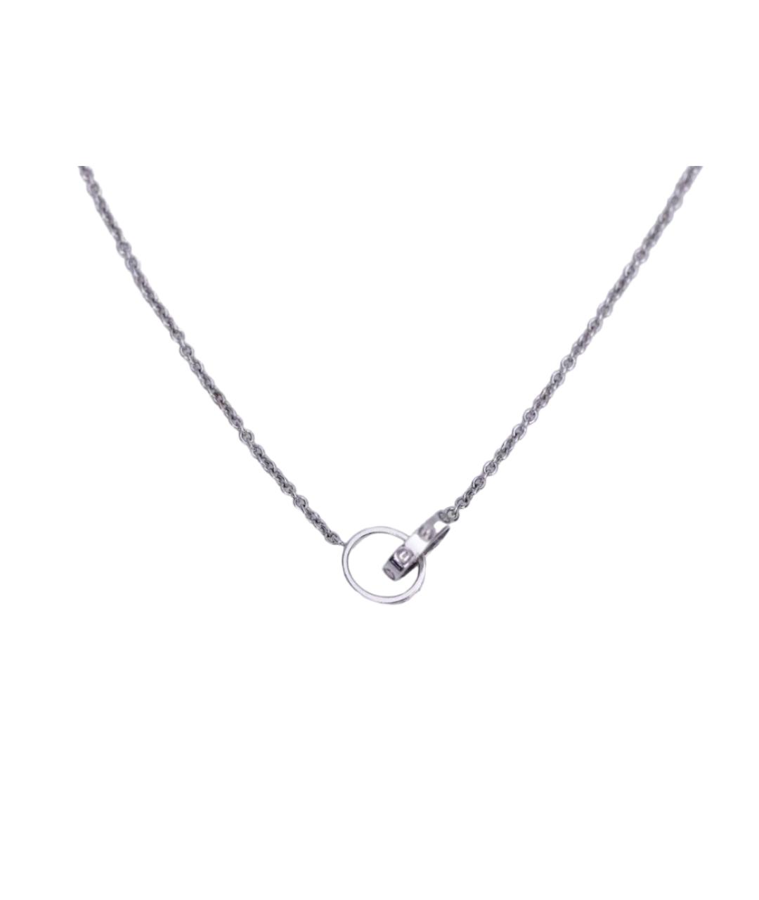 CARTIER Серебряная подвеска из белого золота, фото 1