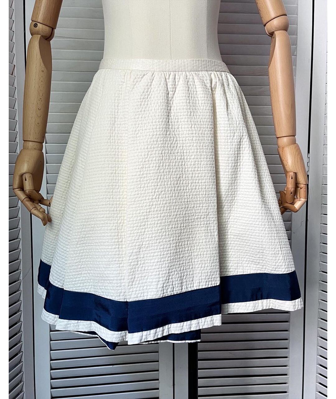 RED VALENTINO Белая юбка миди, фото 9