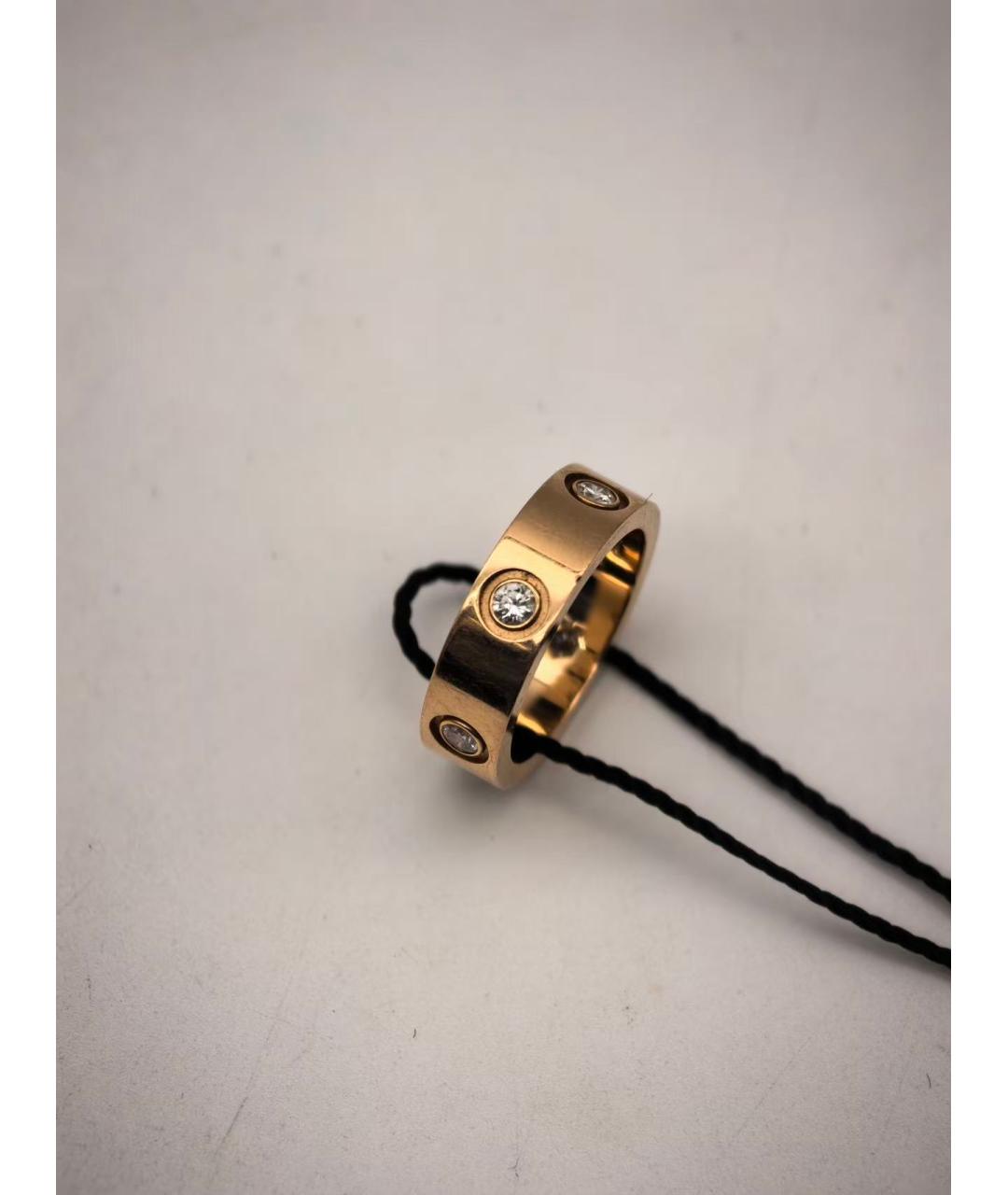 CARTIER Золотое кольцо из розового золота, фото 3