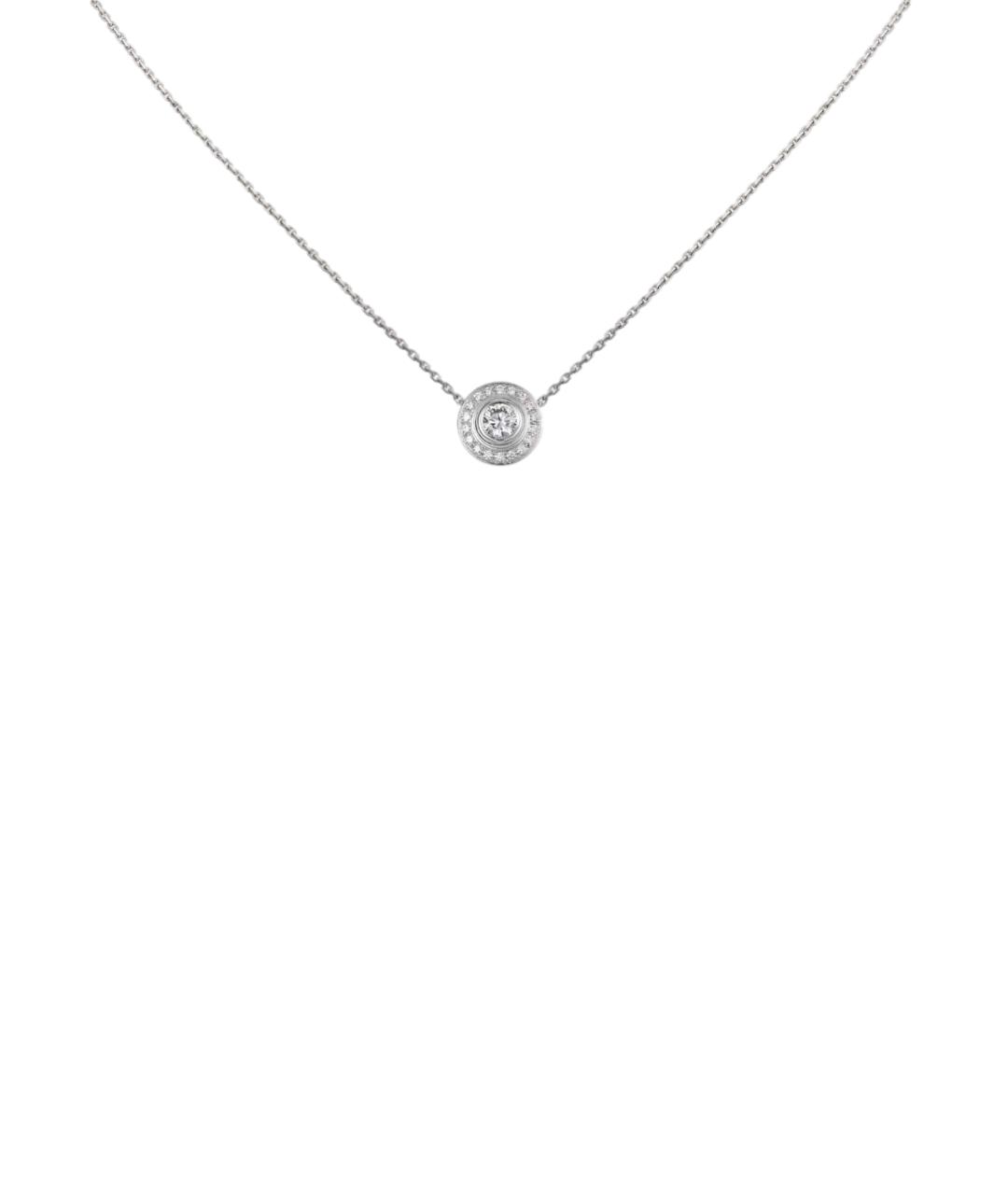 CARTIER Серебряное колье из белого золота, фото 4