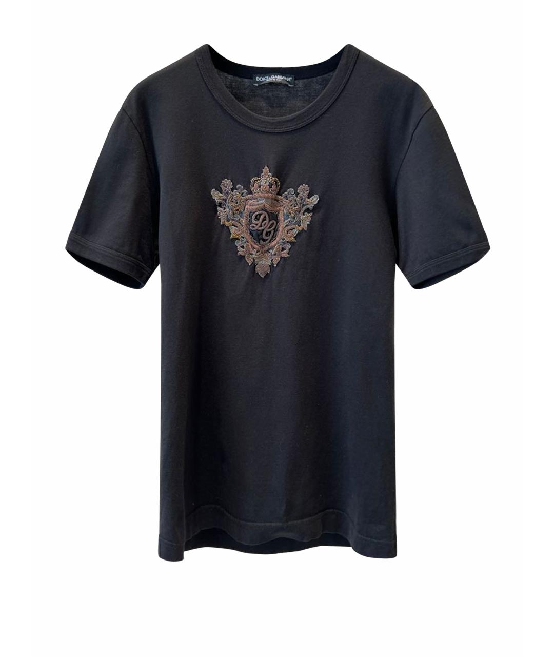 DOLCE&GABBANA Черная футболка, фото 1