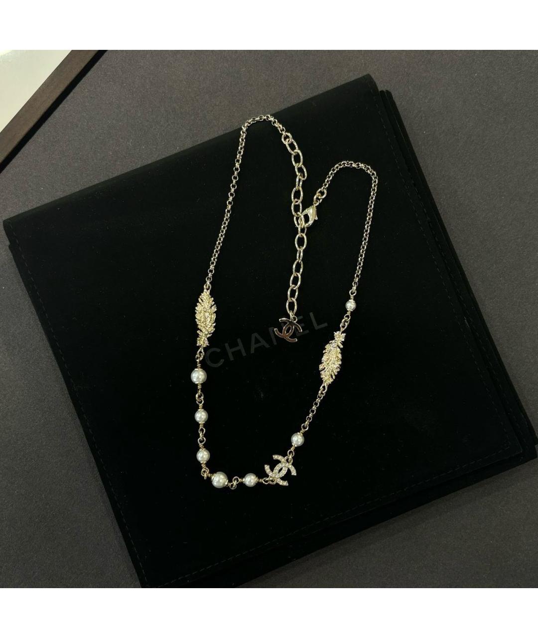 CHANEL Серебряное колье, фото 2