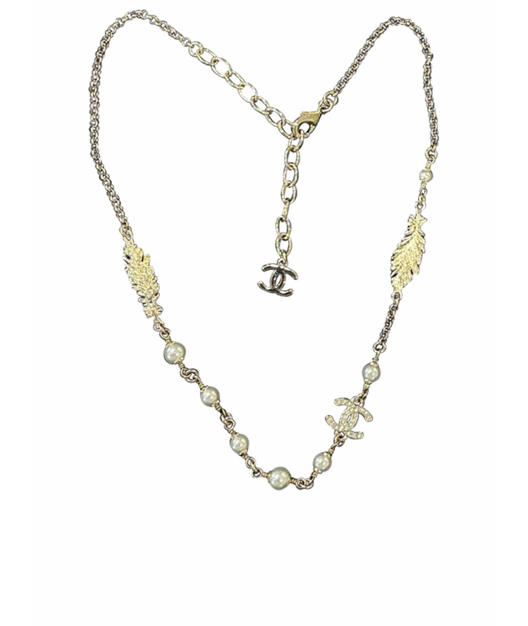 CHANEL Серебряное колье, фото 1