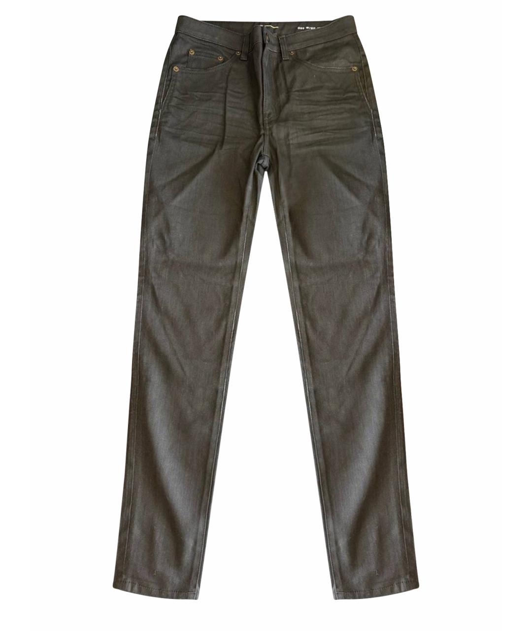 SAINT LAURENT Черные джинсы слим, фото 1