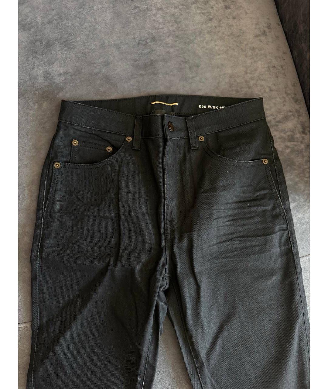 SAINT LAURENT Черные джинсы слим, фото 3