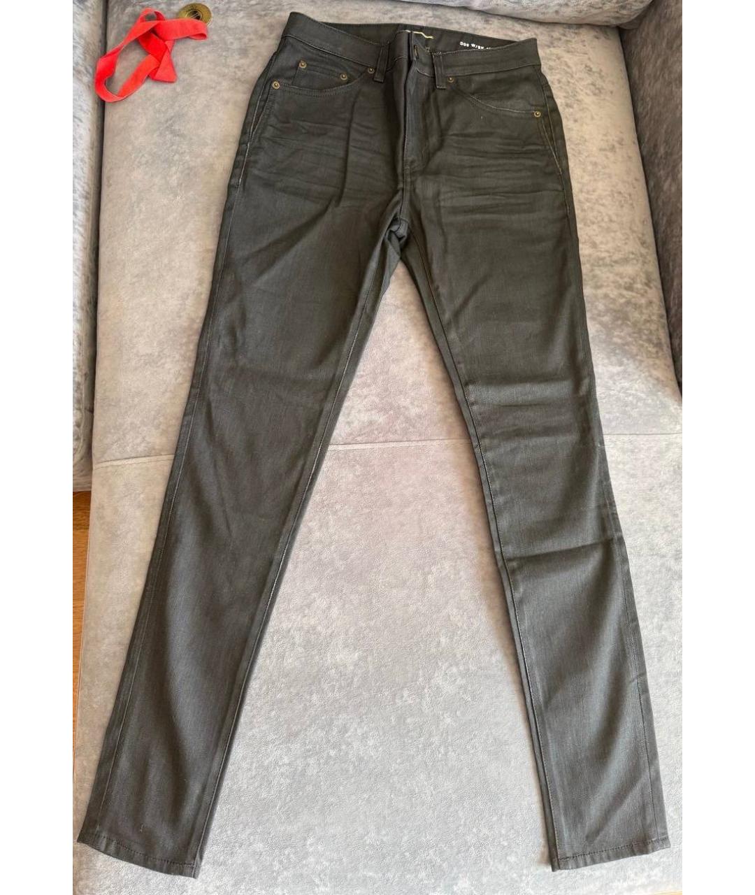 SAINT LAURENT Черные джинсы слим, фото 7