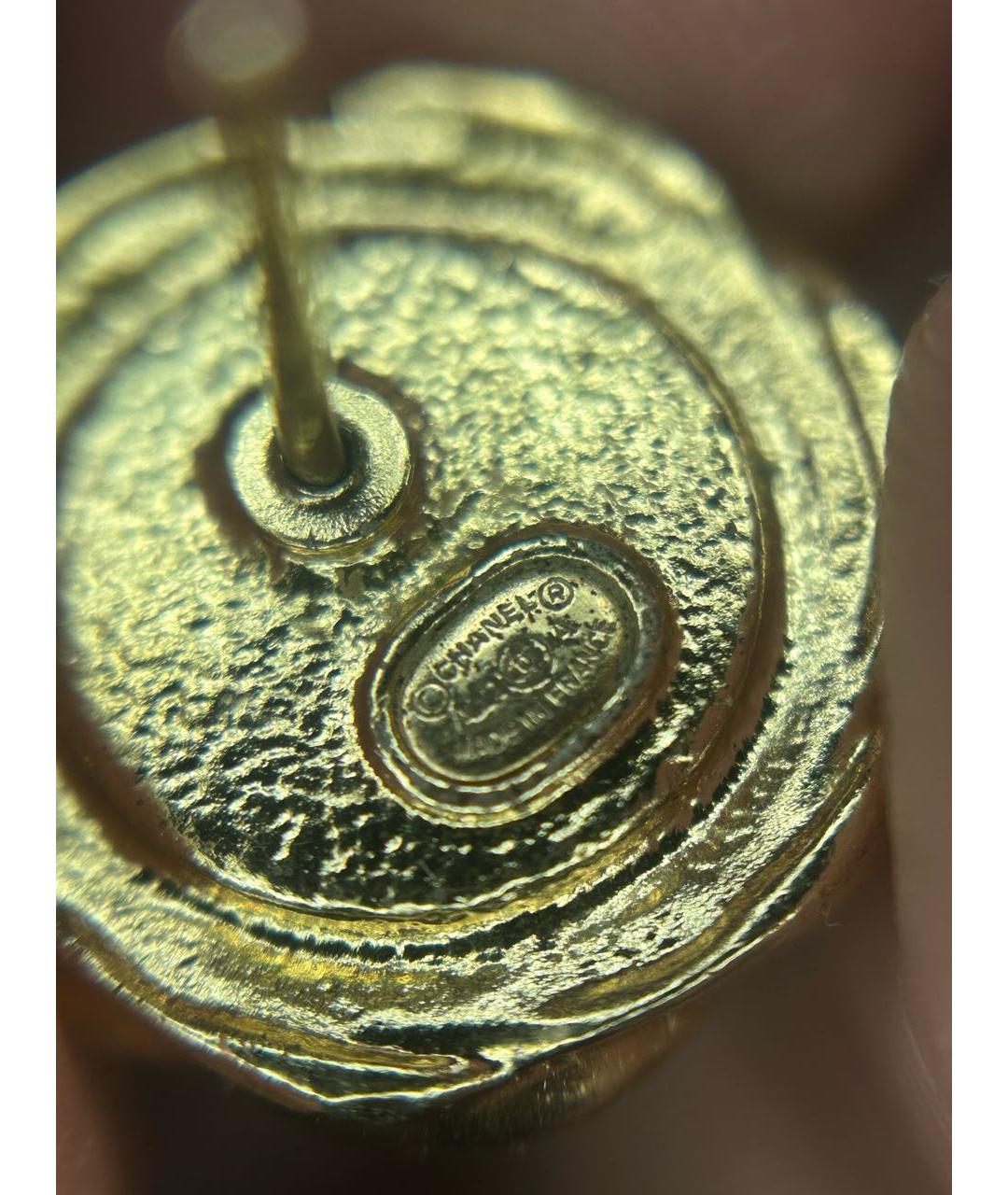 CHANEL Золотые серьги, фото 5