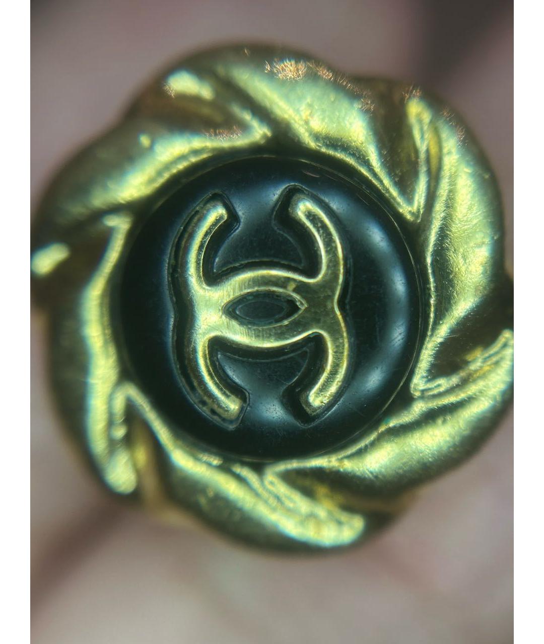 CHANEL Золотые серьги, фото 2