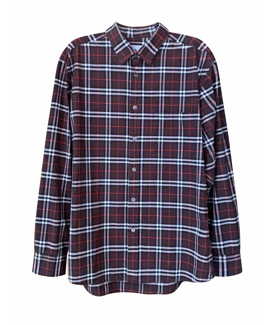 BURBERRY Мульти хлопковая кэжуал рубашка, фото 1