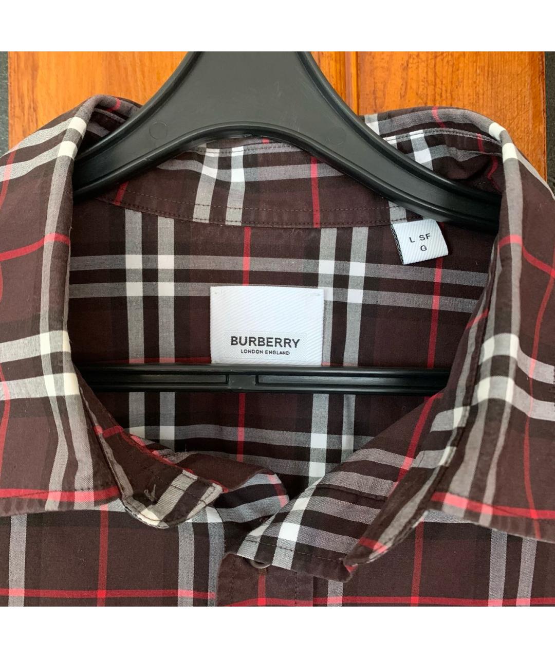 BURBERRY Мульти хлопковая кэжуал рубашка, фото 3