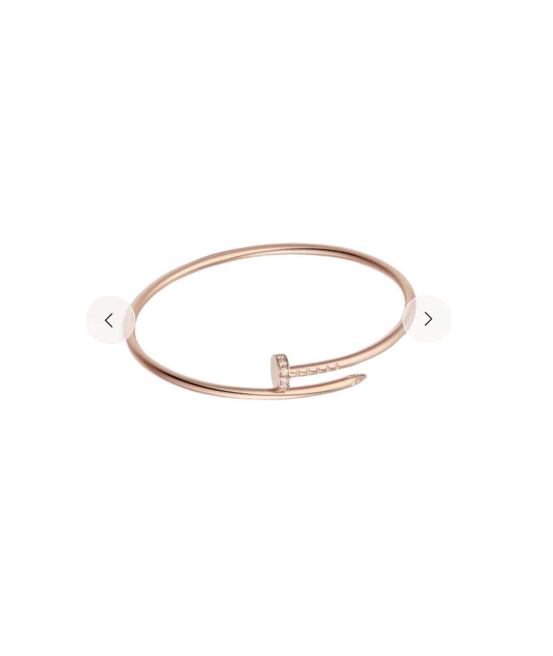 CARTIER Золотой браслет из розового золота, фото 2