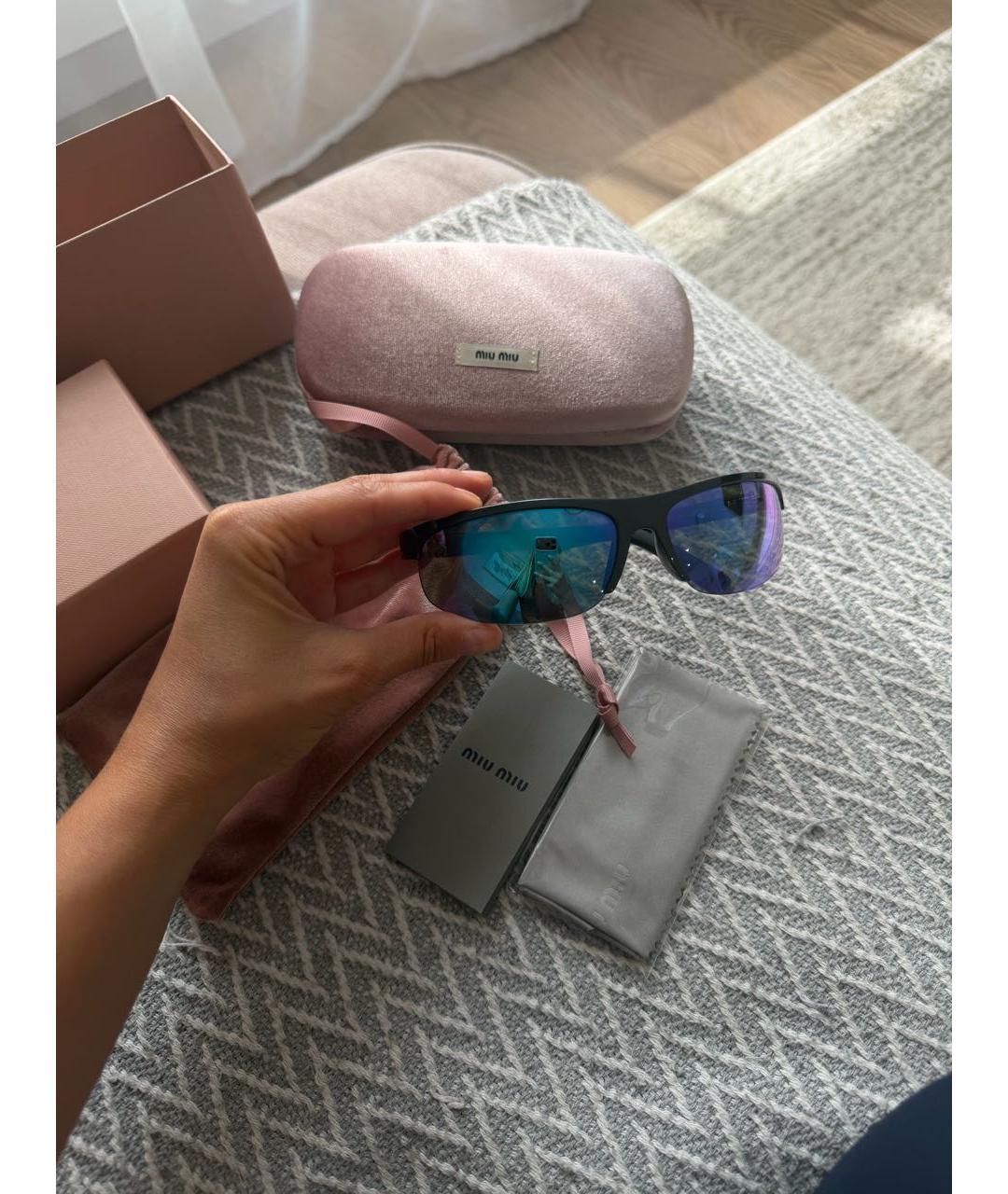 MIU MIU Мульти пластиковые солнцезащитные очки, фото 3