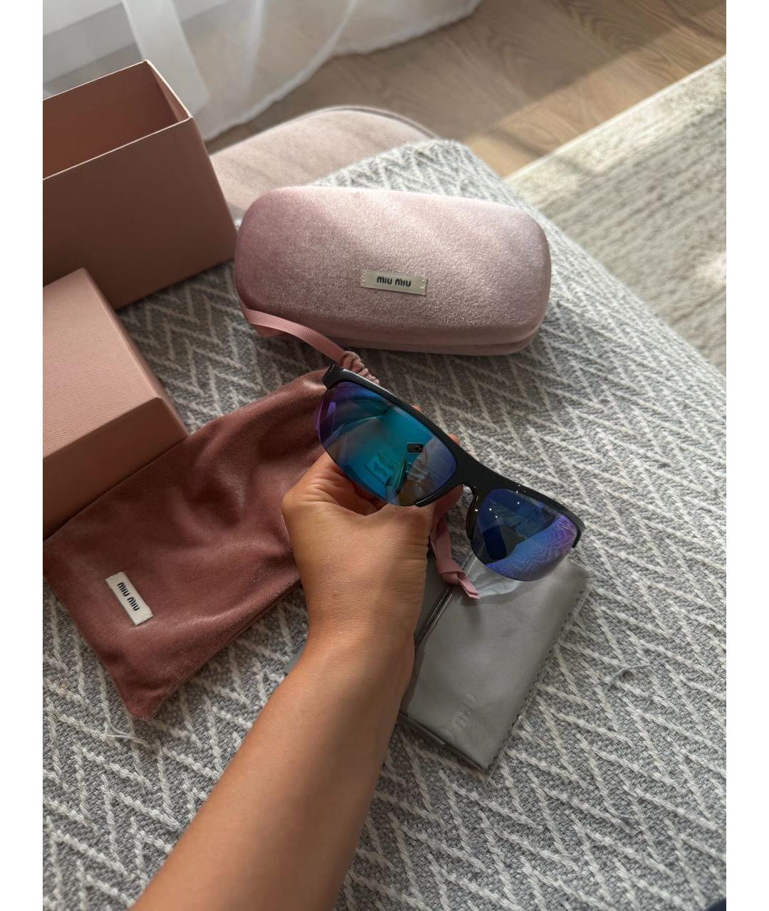 MIU MIU Мульти пластиковые солнцезащитные очки, фото 2