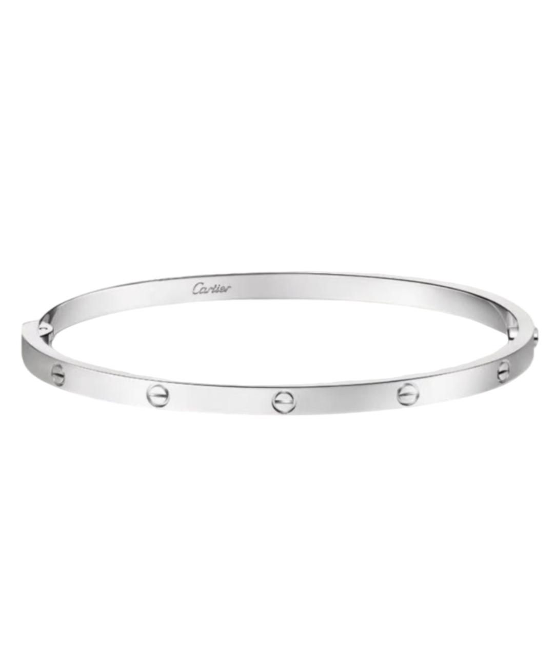 CARTIER Серебряный браслет из белого золота, фото 1