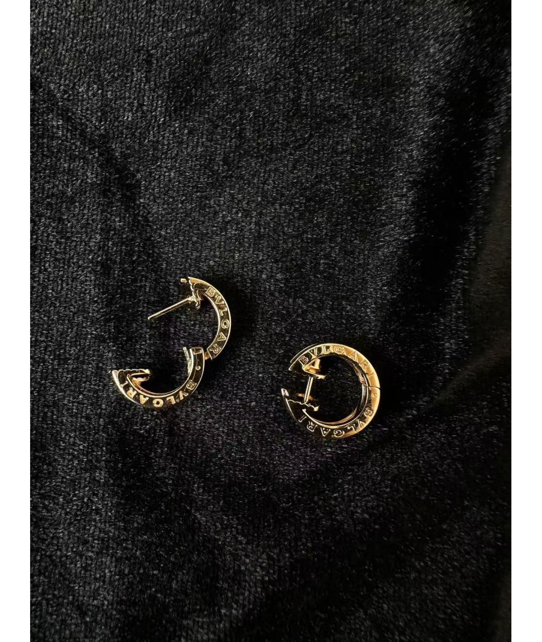 BVLGARI Золотые серьги из розового золота, фото 4
