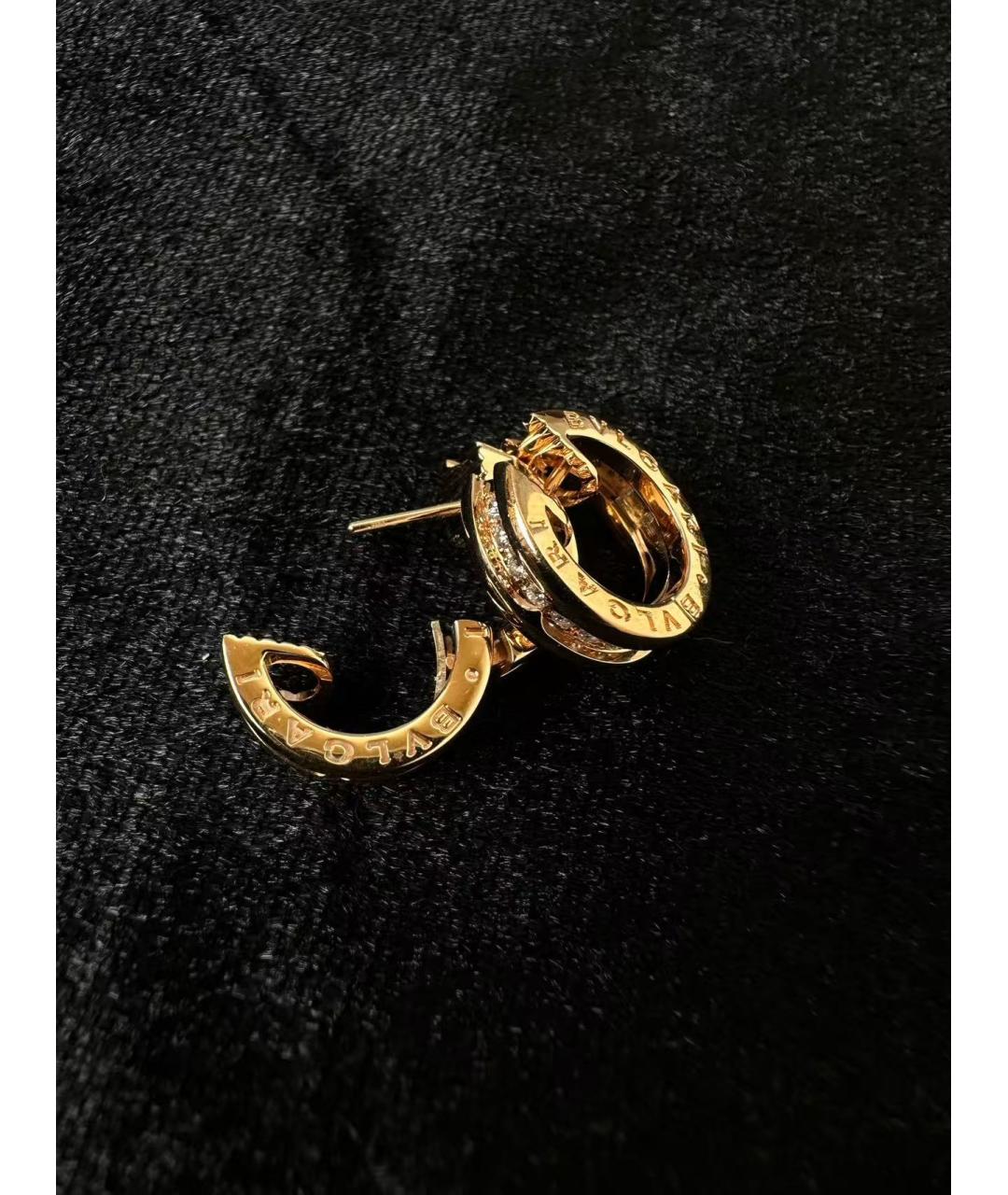 BVLGARI Золотые серьги из розового золота, фото 5
