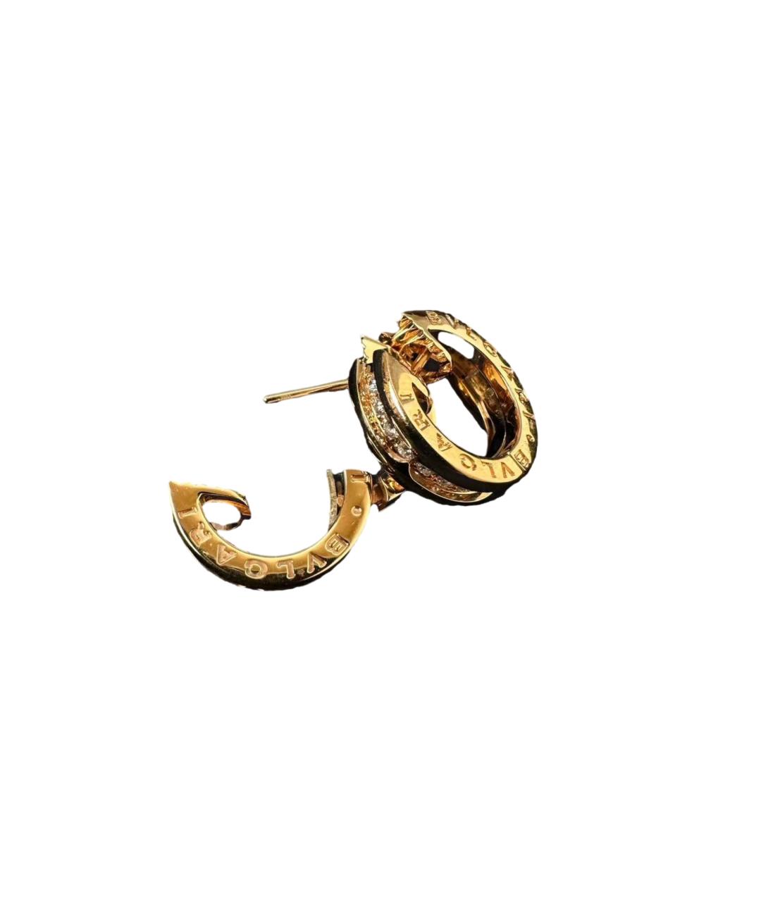 BVLGARI Золотые серьги из розового золота, фото 2