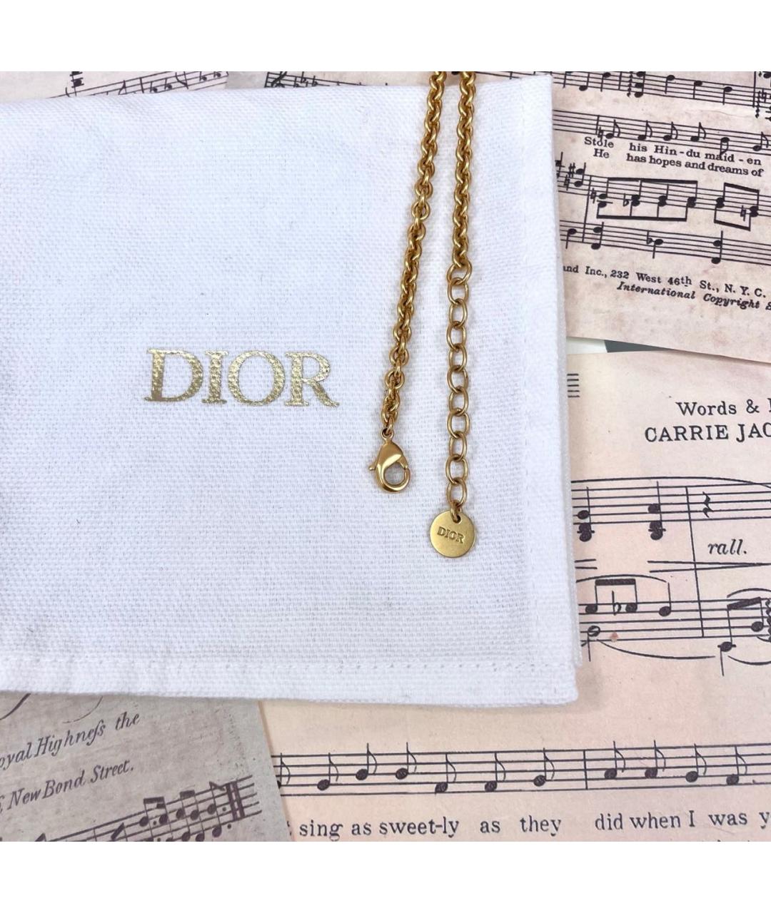 CHRISTIAN DIOR Золотое колье, фото 3