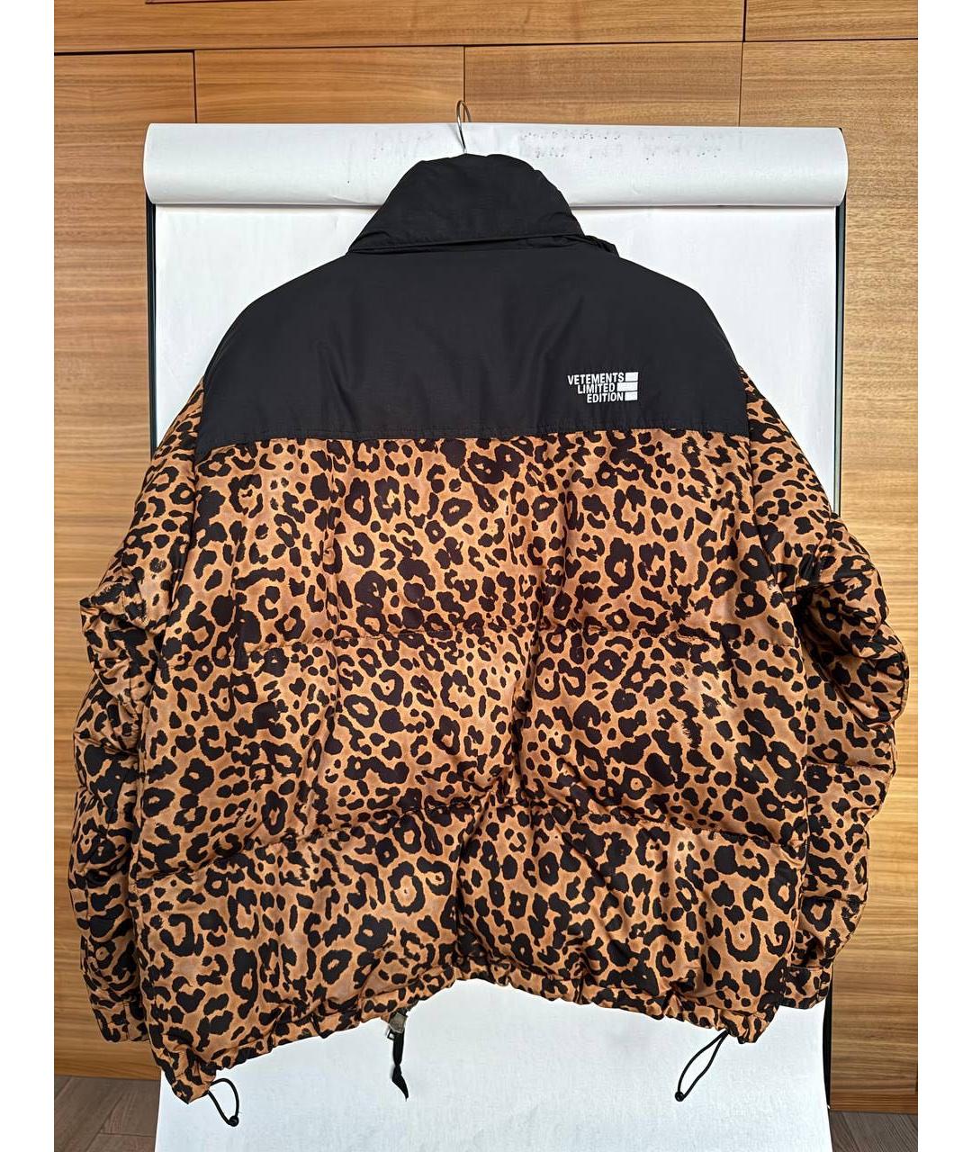 VETEMENTS Коричневая полиэстеровая куртка, фото 2