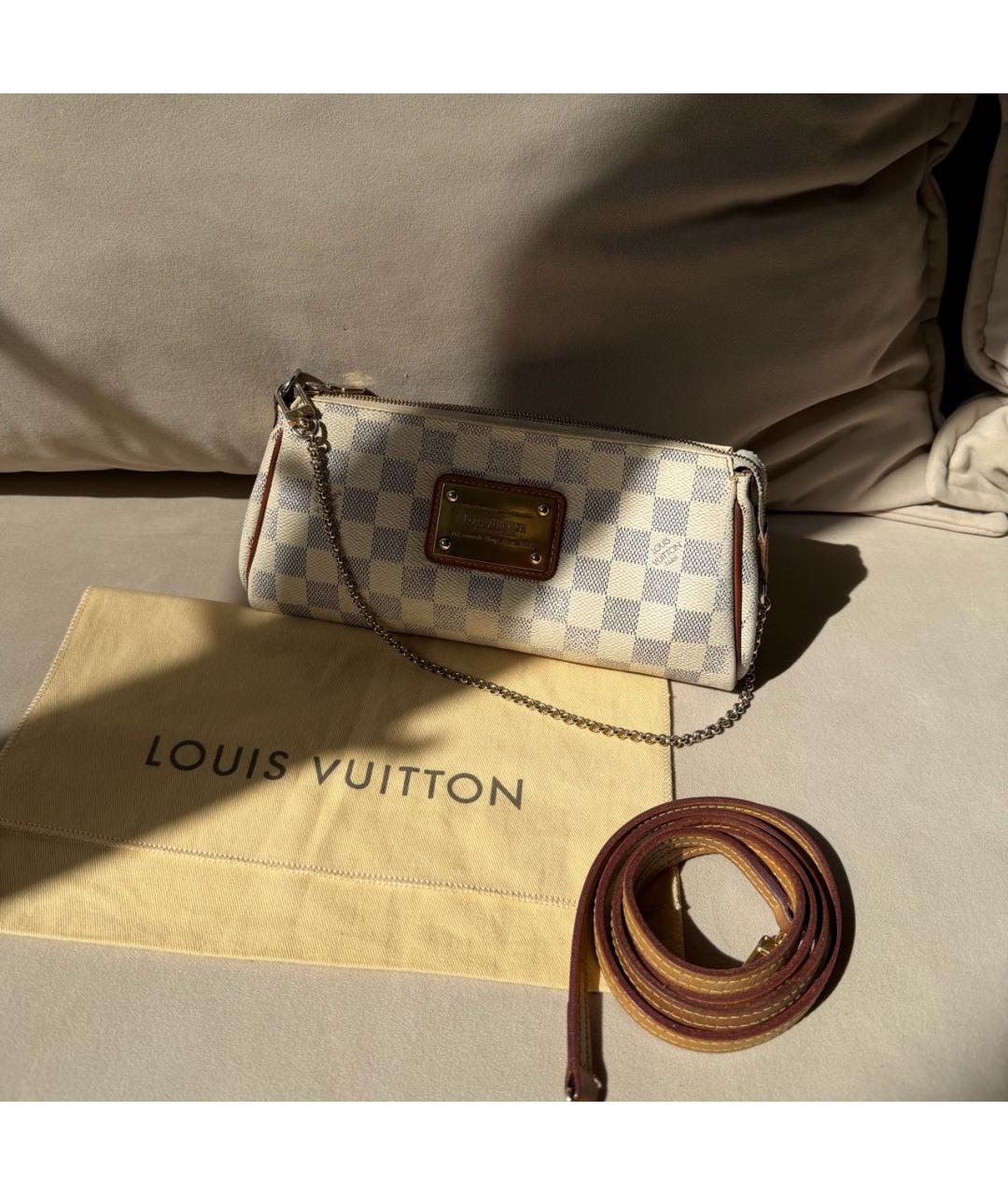 LOUIS VUITTON Бежевая канва сумка через плечо, фото 8