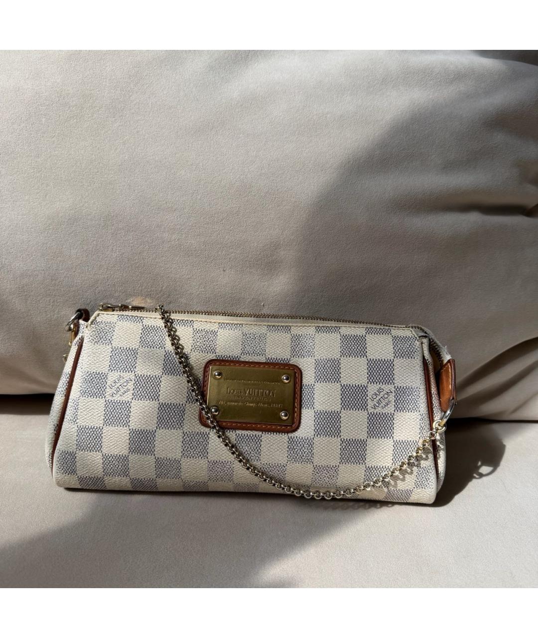 LOUIS VUITTON Бежевая канва сумка через плечо, фото 9