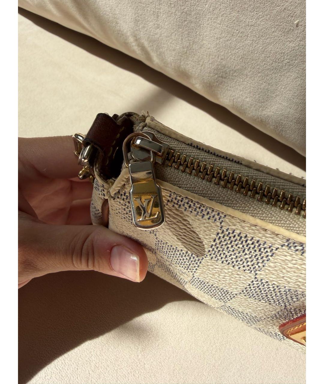 LOUIS VUITTON Бежевая канва сумка через плечо, фото 4