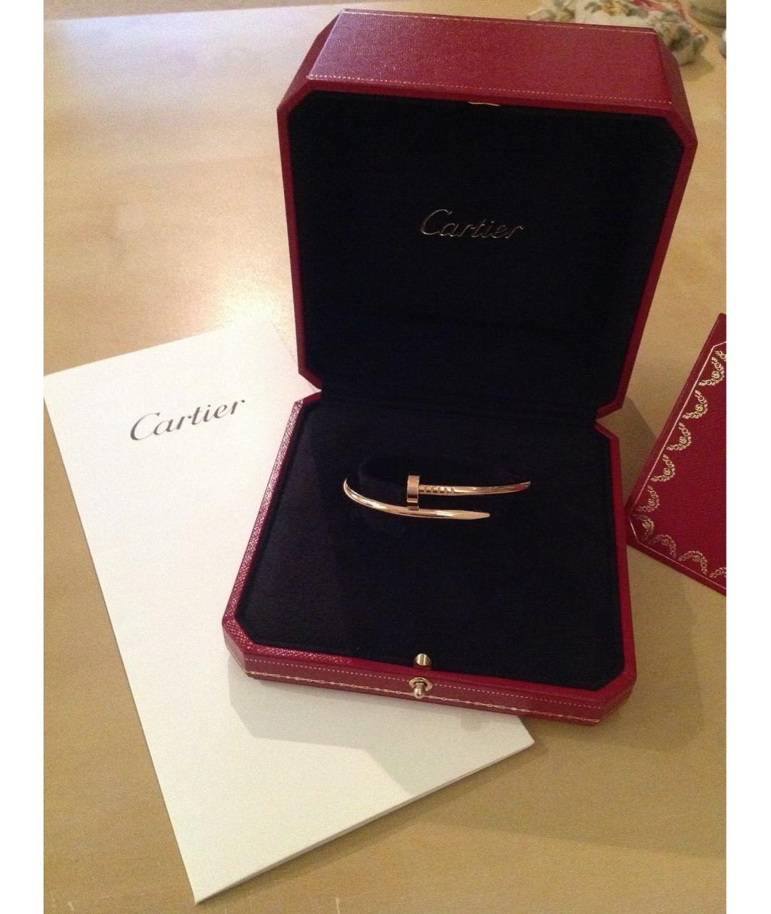CARTIER Розовый браслет из розового золота, фото 2