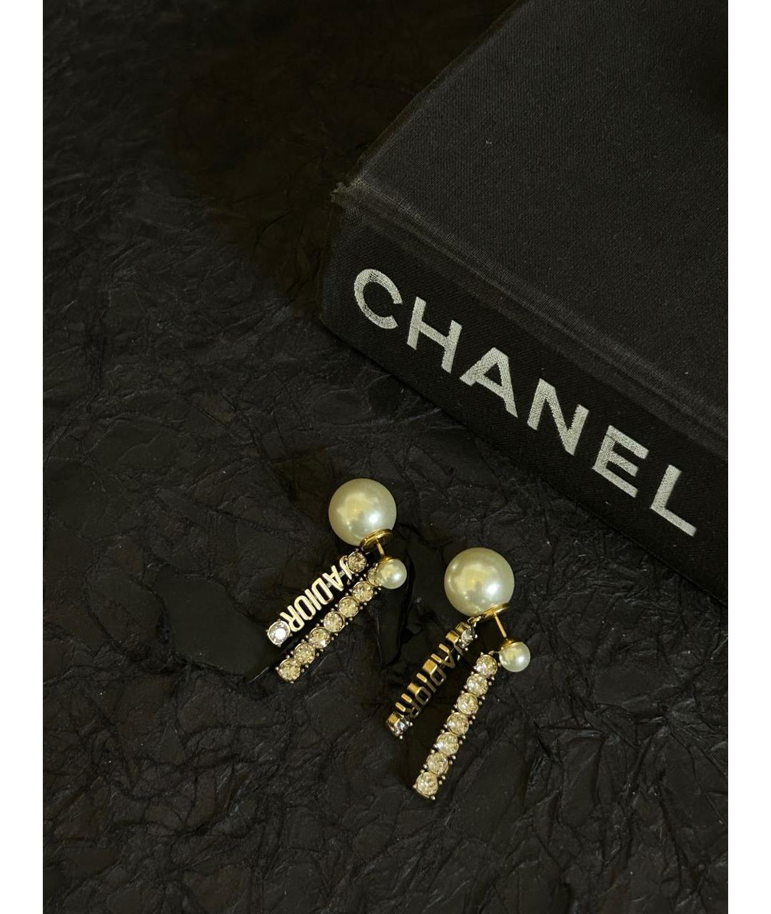 CHRISTIAN DIOR Золотые серьги, фото 5