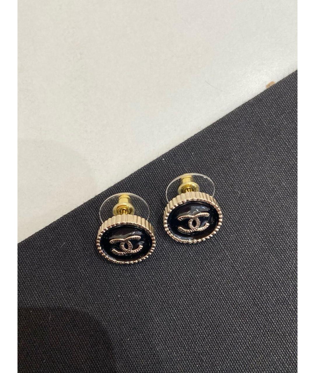 CHANEL Золотые серьги, фото 2