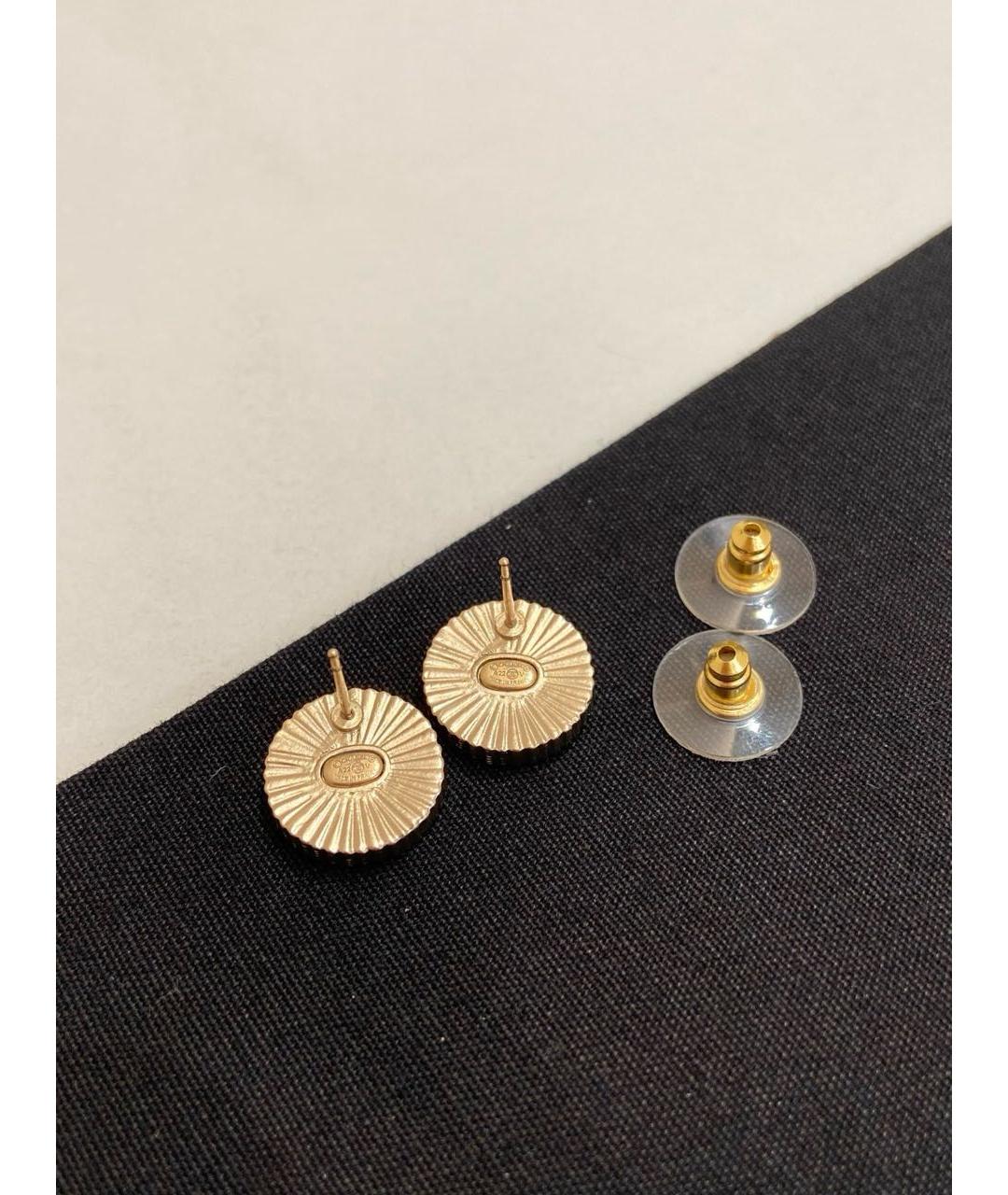 CHANEL Золотые серьги, фото 4