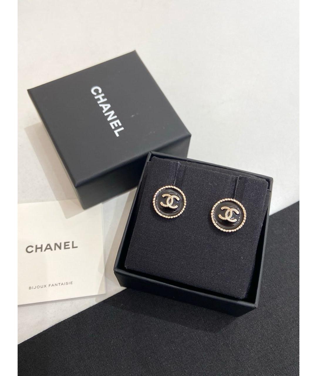 CHANEL Золотые серьги, фото 5