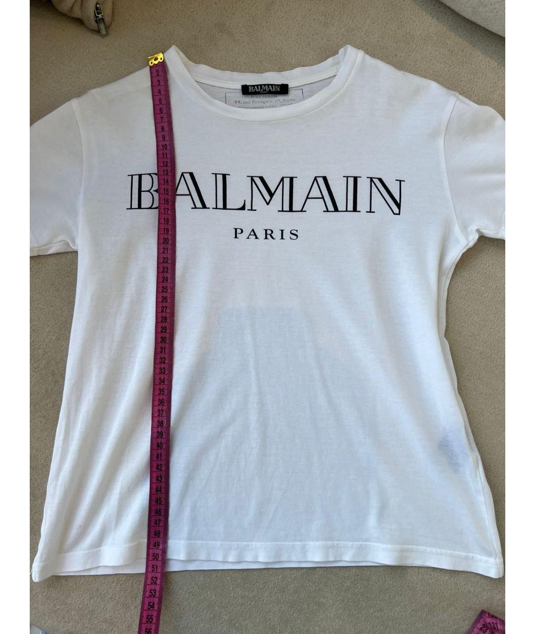 BALMAIN Белая детская футболка, фото 3