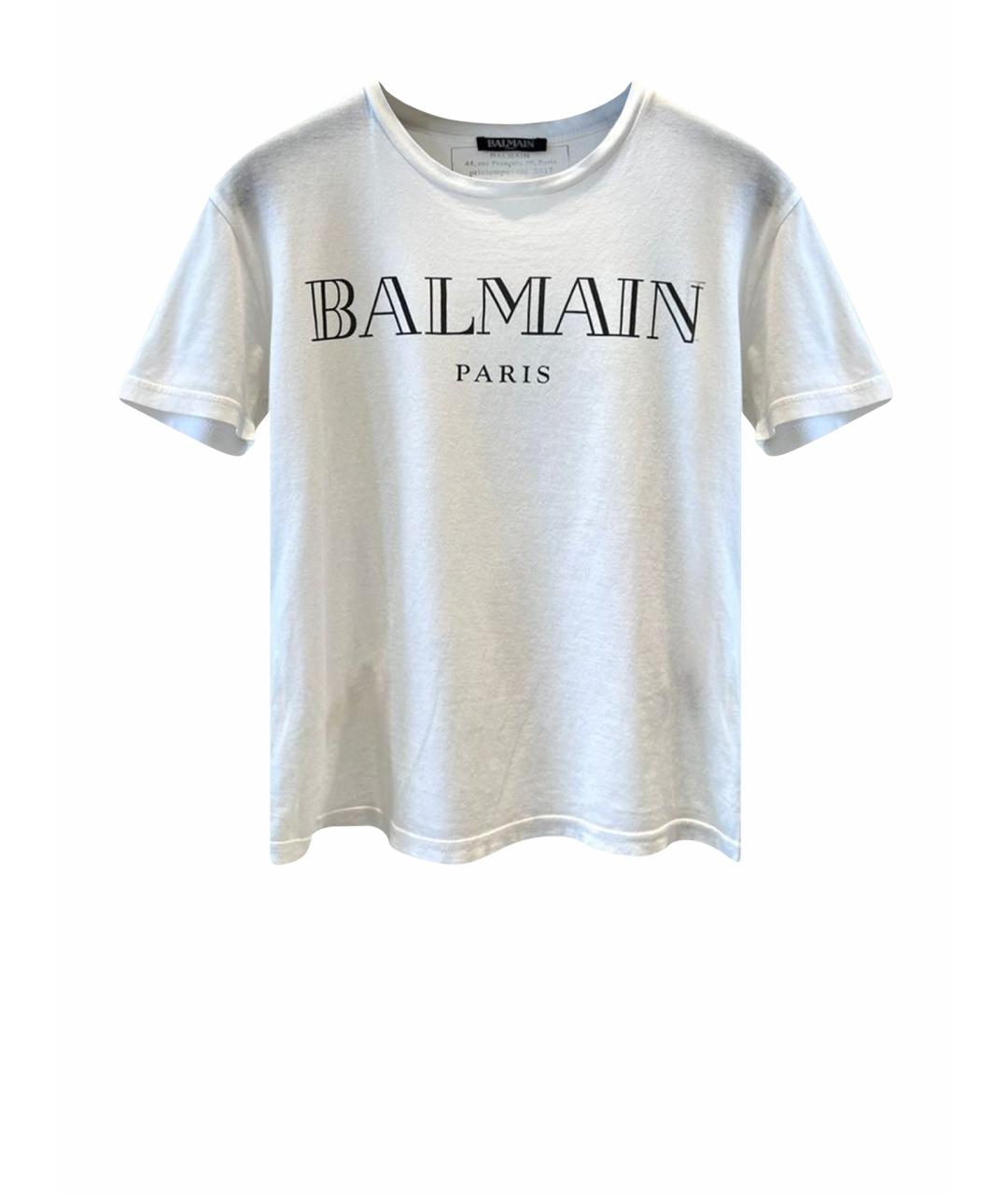 BALMAIN Белая детская футболка, фото 1