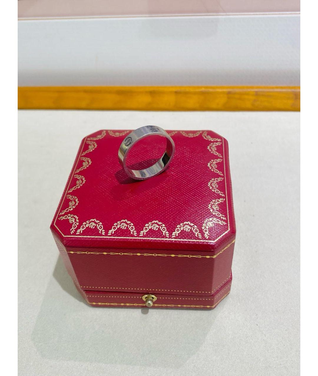 CARTIER Серебряное кольцо из белого золота, фото 2