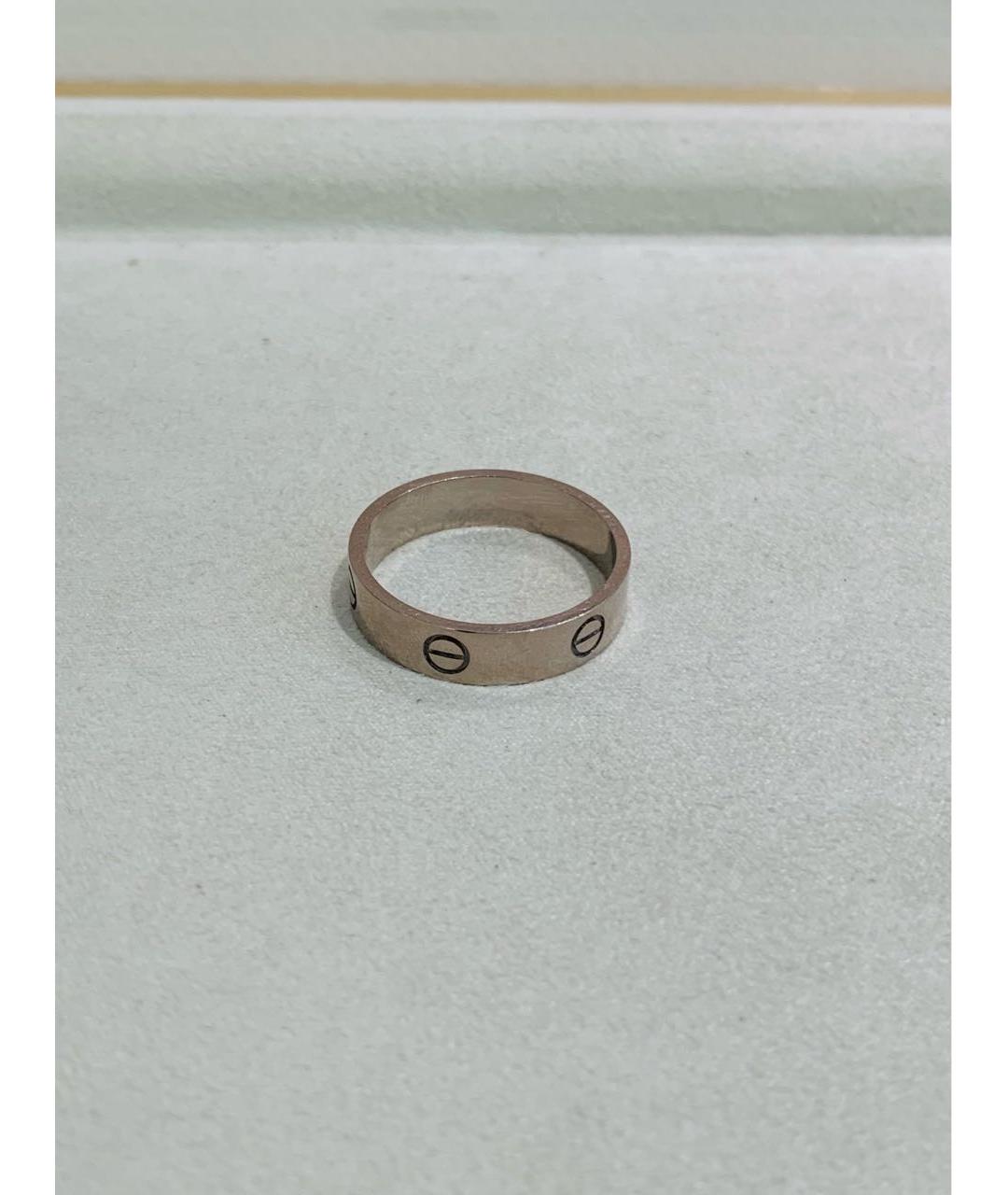 CARTIER Серебряное кольцо из белого золота, фото 4