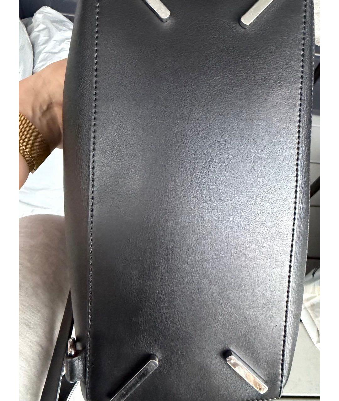 LOEWE Черная кожаная сумка через плечо, фото 4