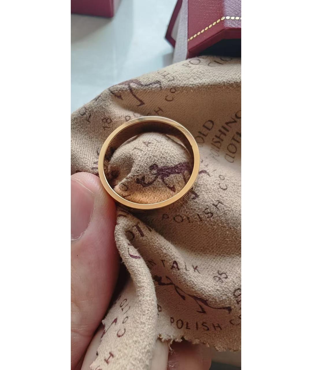 CARTIER Золотое кольцо из розового золота, фото 4