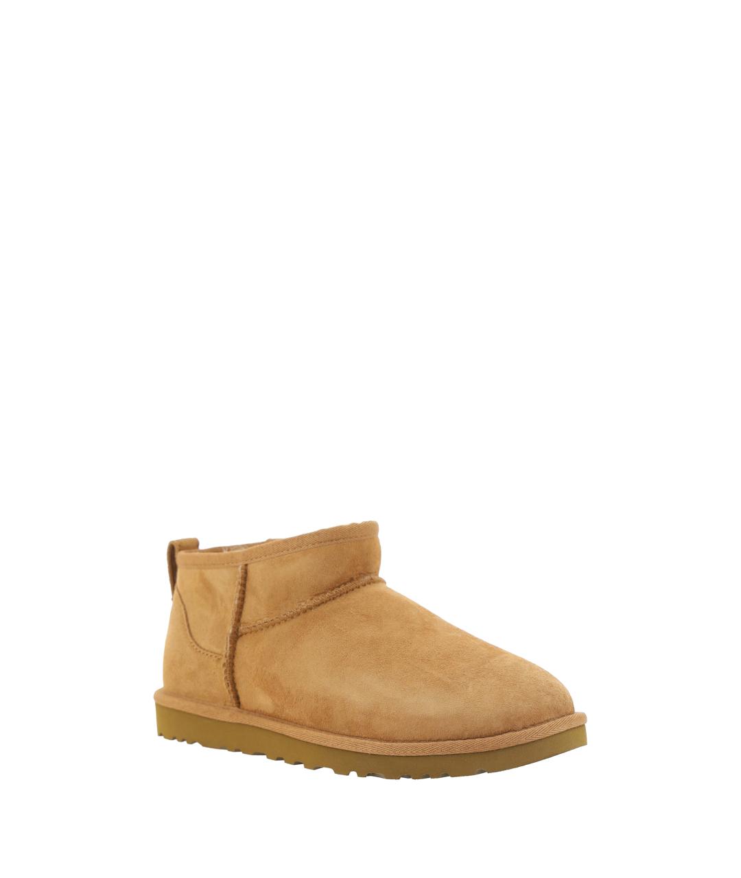 UGG Коричневые замшевые низкие ботинки, фото 2