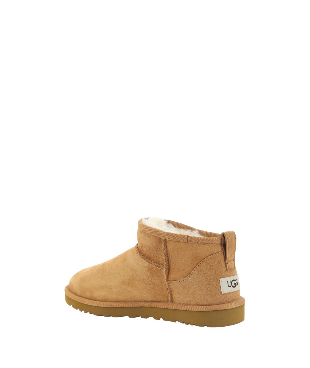UGG Коричневые замшевые низкие ботинки, фото 3