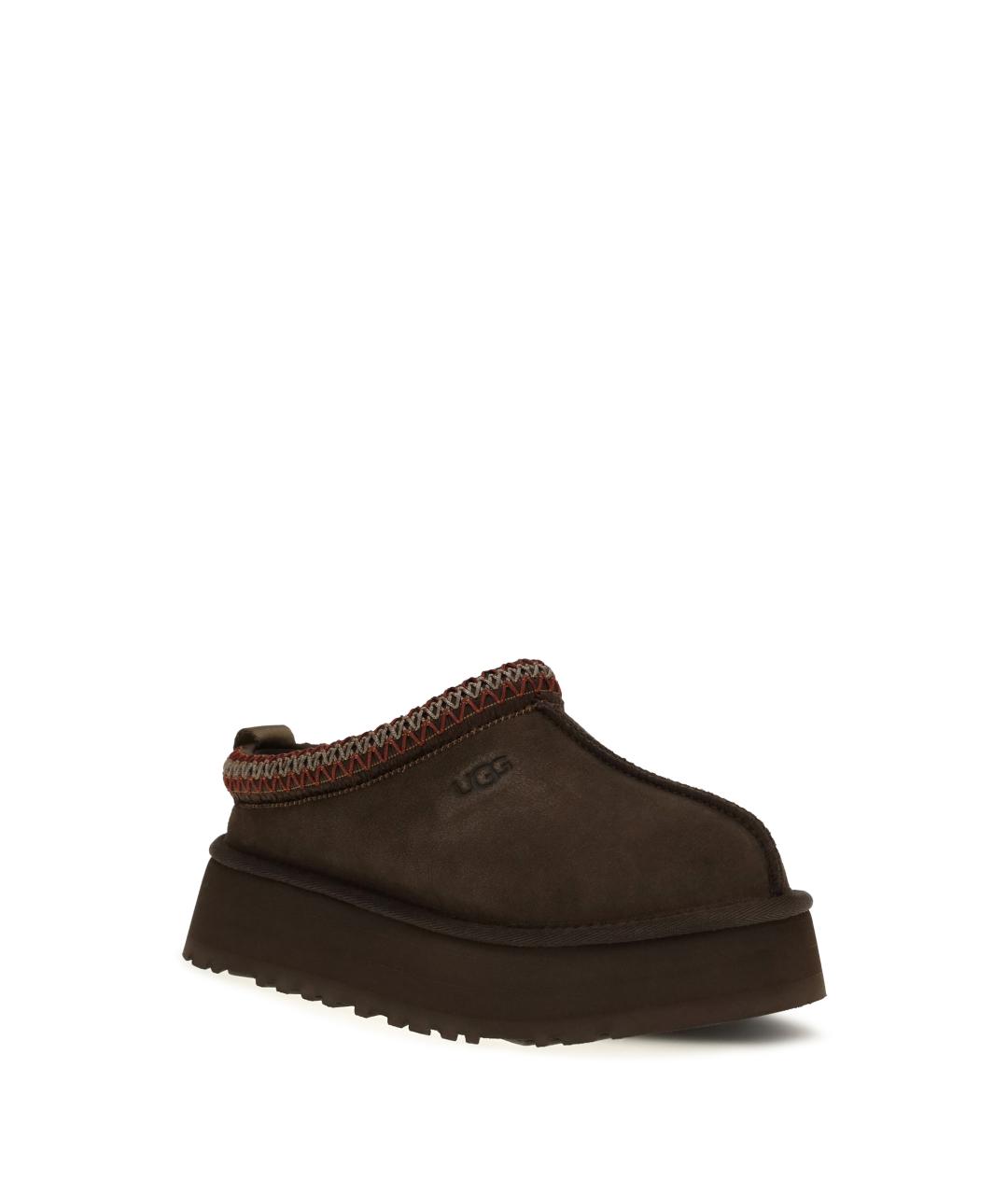 UGG Коричневые кожаные сабо, фото 2