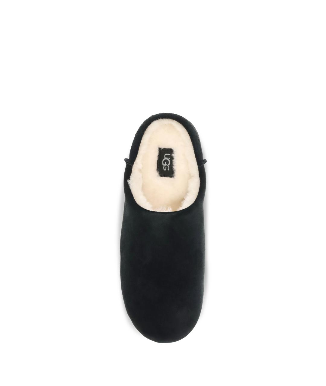 UGG Черные кожаные сабо, фото 4