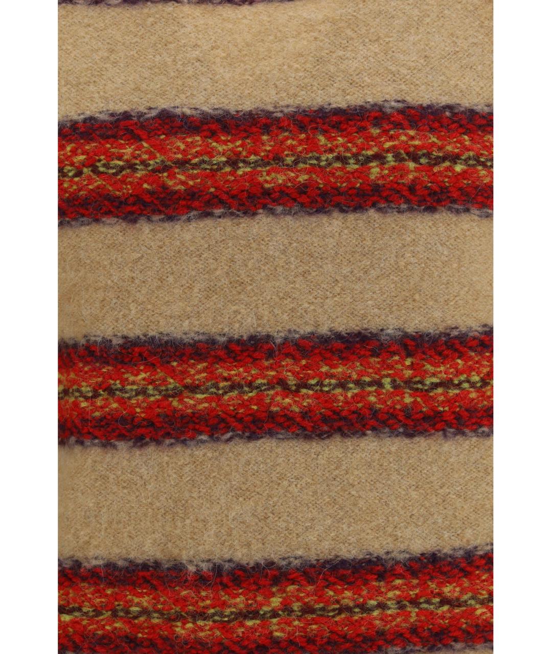 DRIES VAN NOTEN Бежевая шерстяная жилетка, фото 3