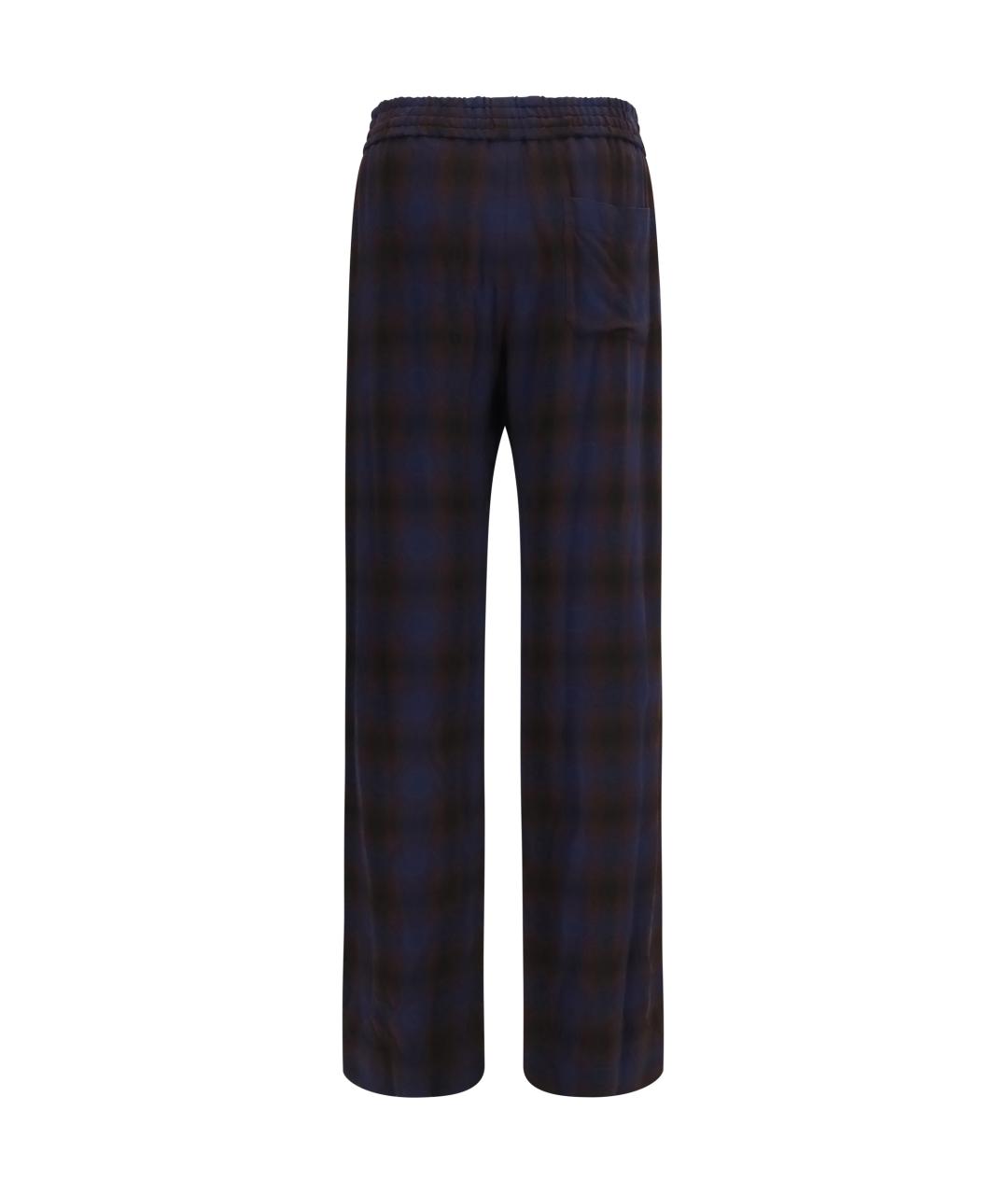 DRIES VAN NOTEN Мульти вискозные повседневные брюки, фото 2