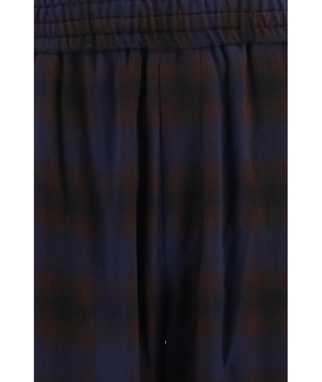 DRIES VAN NOTEN Мульти вискозные повседневные брюки, фото 3