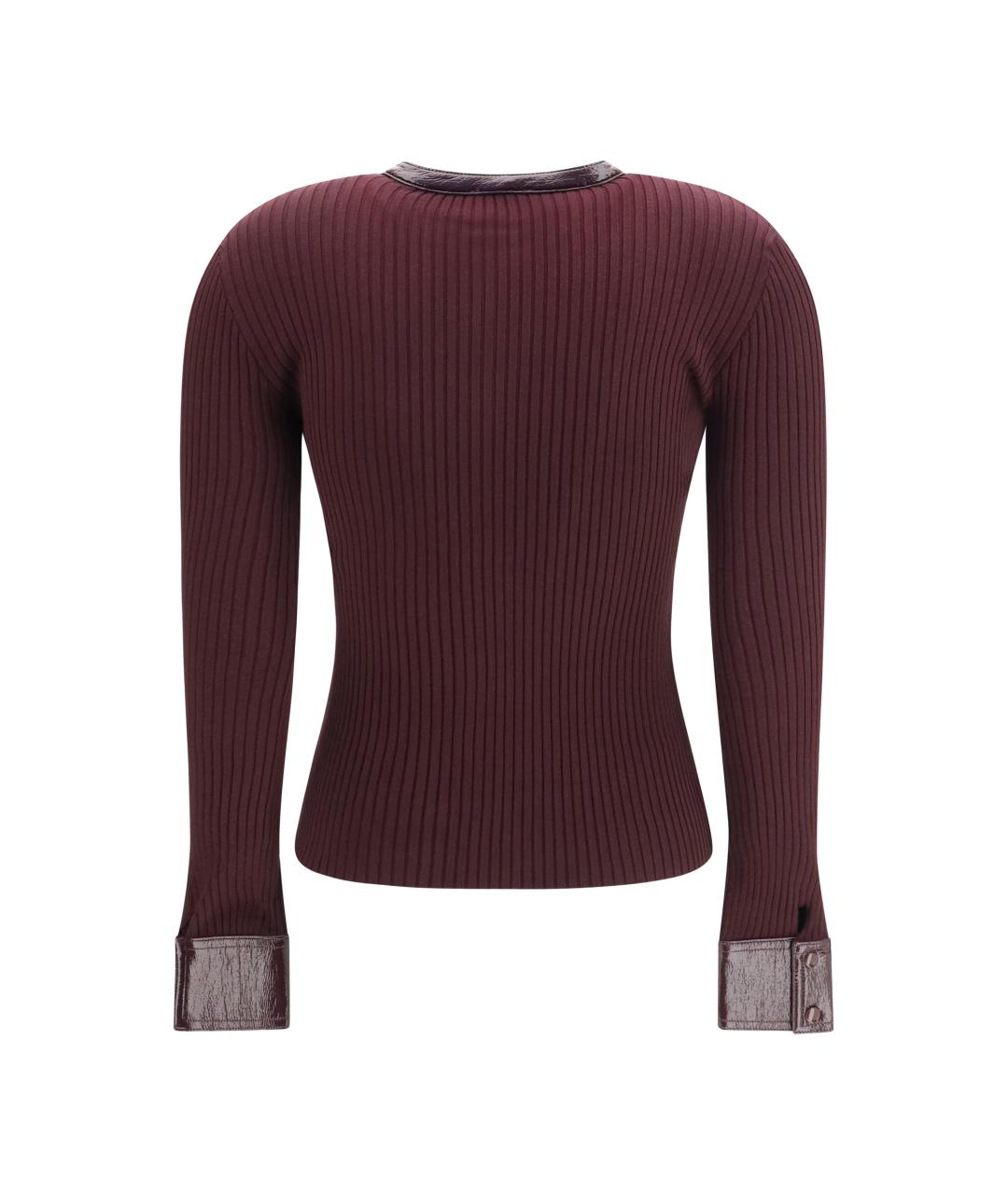 COURREGES Бордовый синтетический кардиган, фото 2